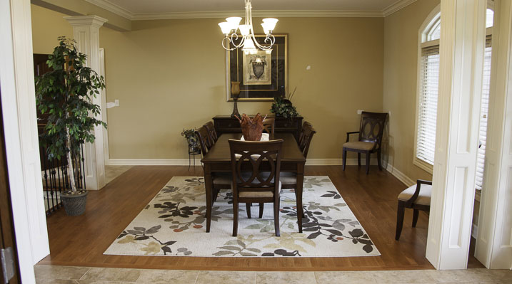 ICH Builders New Albany Ohio residence custom build dining room area
