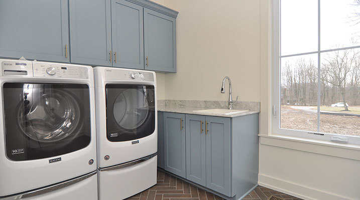 ICH Builders Dublin Ohio residence custom build laundry room