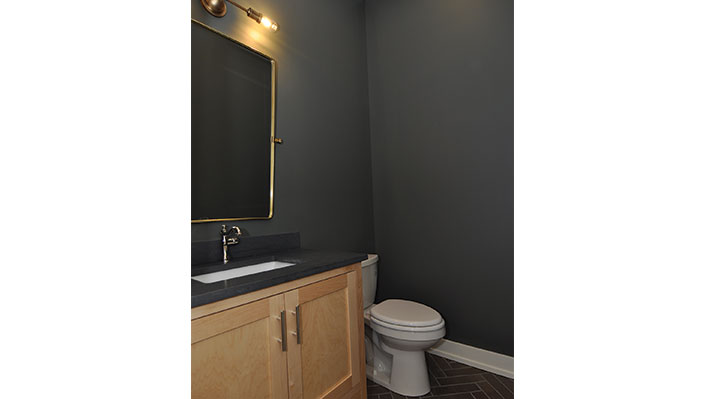 ICH Builders Dublin Ohio residence custom build bathroom and single sink vanity