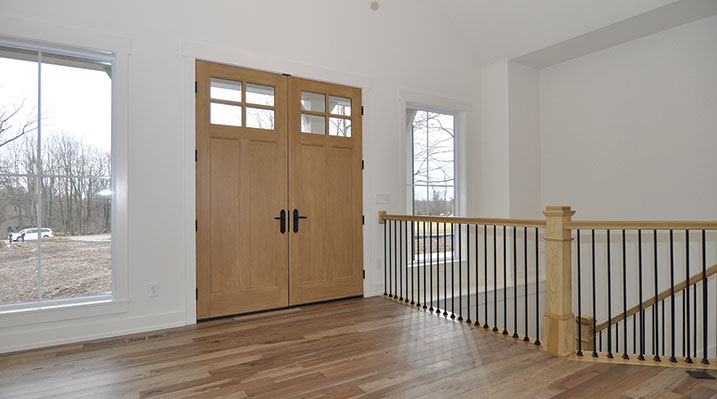 ICH Builders Dublin Ohio residence custom build double front doors