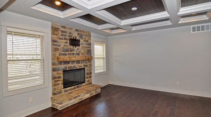 ICH Builders Berlin Ohio residence custom build fireplace