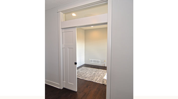 ICH Builders Berlin Ohio residence custom build sliding pocket doors