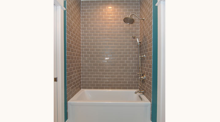 Iulianelli Custom Homes Lithopolis Ohio residence custom build another view of the second bathroom white bathtub