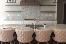 ICH Builders sales center interior detail — Central Ohio
