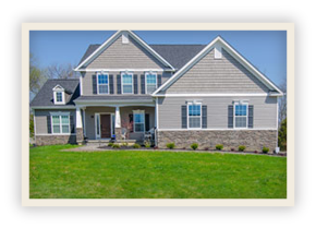 thumbnail image of Iulianelli Custom Homes London Model front of the house and front lawn