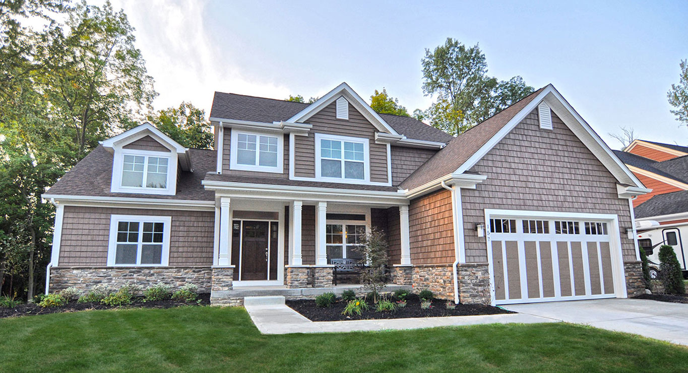 London Model home by Iulianelli Custom Homes — exterior front view