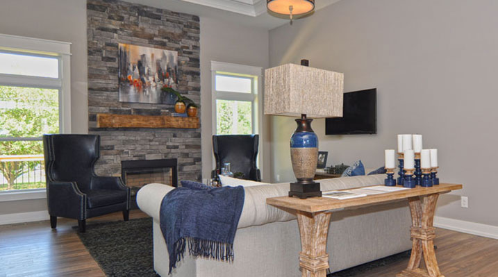 Iulianelli Custom Homes Hartford Model showing main living area