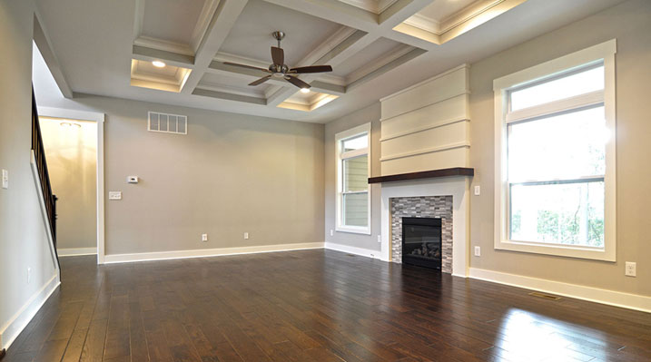 Iulianelli Custom Homes London Model A main fireplace and living area
