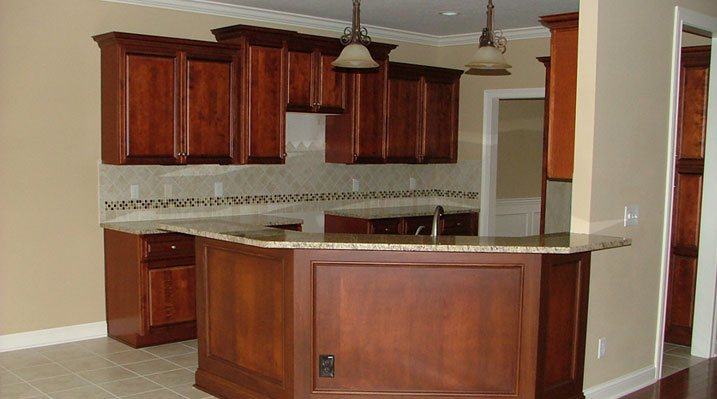 Iulianelli Custom Homes Oakland Model kitchen before final paint applied to walls