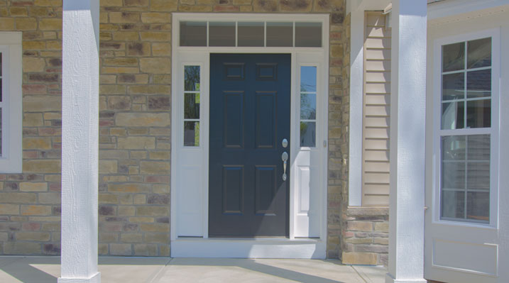 Iulianelli Custom Homes Oakland Model front porch and main entrance