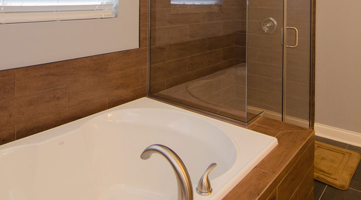 Iulianelli Custom Homes Belmont Model close up of bathroom sink