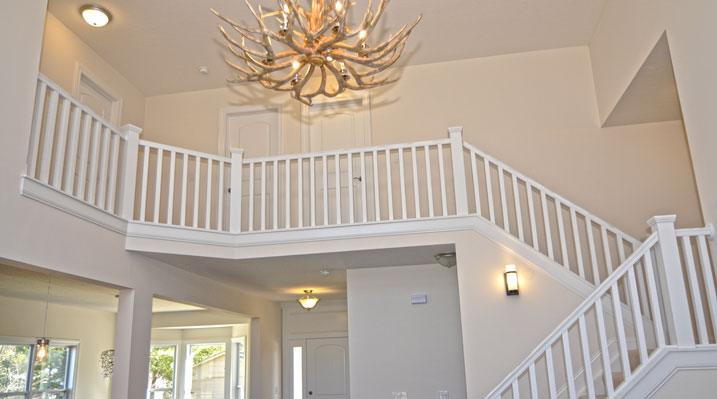 Iulianelli Custom Homes Oakland Model staircase