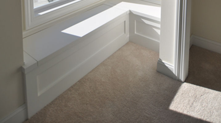 slider image of Oakland Model closer view of bedroom arched window and nook