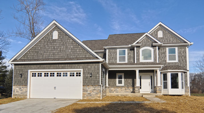 Iulianelli Custom Homes Oakland Model showing the front of house