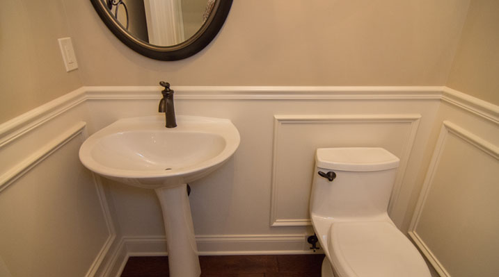 Iulianelli Custom Homes Wilmington Model downstairs bathroom