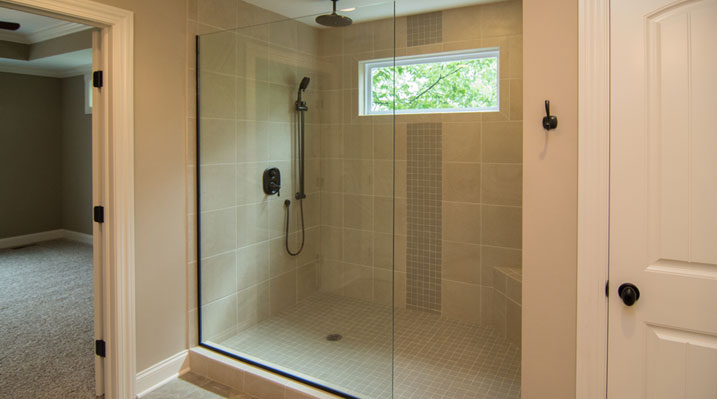 Iulianelli Custom Homes Wilmington Model bathroom stand up shower