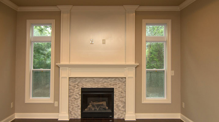 Iulianelli Custom Homes Wilmington Model fireplace