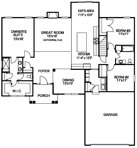 Iulianelli Custom Homes Belmont Model Floorplan