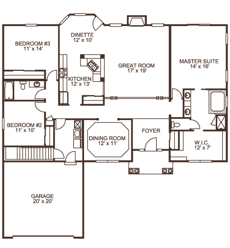 Iulianelli Custom Homes Camden Model Floorplan