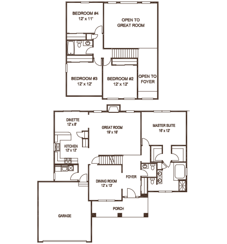 Iulianelli Custom Homes London Model plan B Floorplan