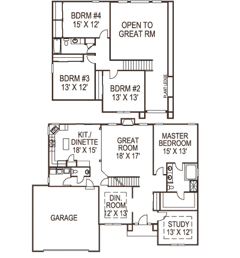 Iulianelli Custom Homes Manchester Model Floorplan