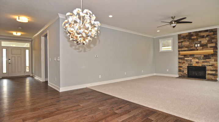Iulianelli Custom Homes Kingsdale Model showing spacious first floor